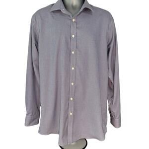 Hawes & Curtis St James Slim Fit Checked Long Sleeve Button Down, Size 1…